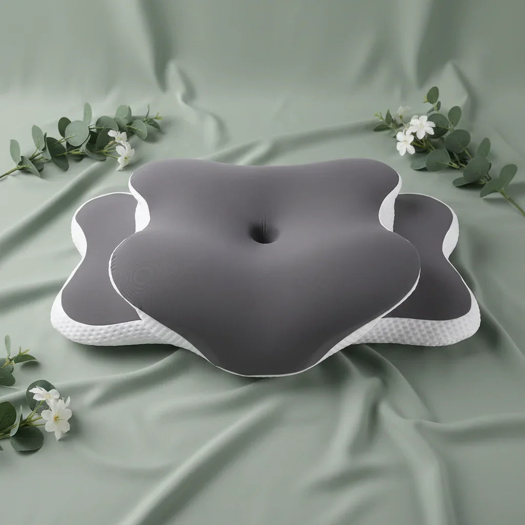 Sleep Oasis DreamButterfly cervical pillow for neck support